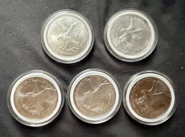 5 Taylor Swift Themed Walking Liberty 1 Oz Silver Coins image indicator(2)