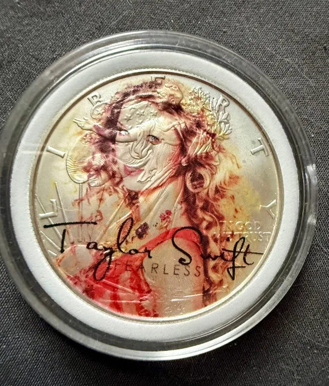 5 Taylor Swift Themed Walking Liberty 1 Oz Silver Coins image indicator(3)