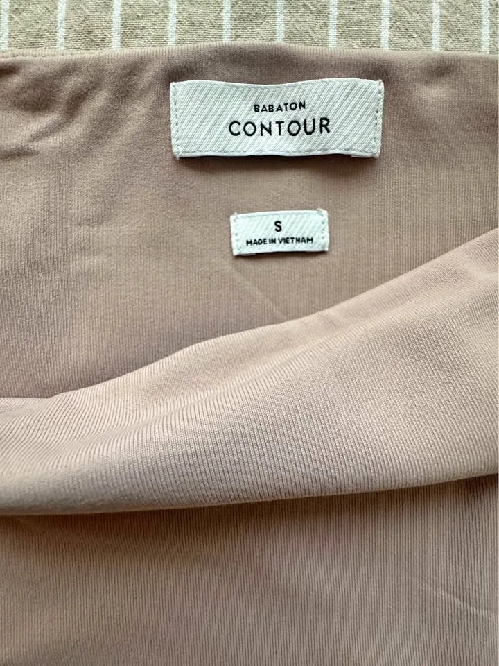 Aritzia Babaton Dusty Pink Bodysuit