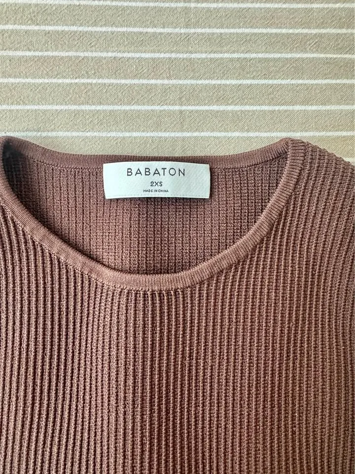 Aritzia Babaton Brown Top Size 2XS