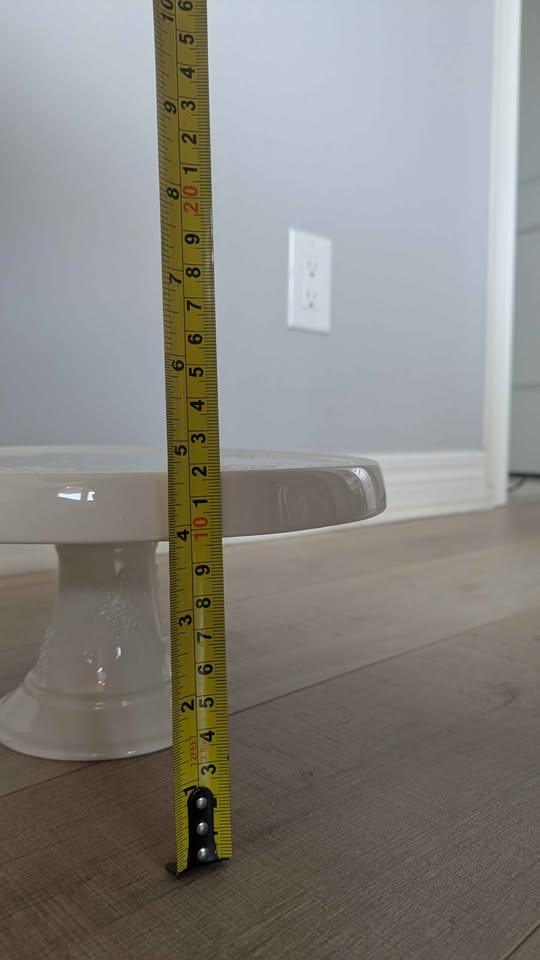 Hallmark snowflake cake stand - photo 4
