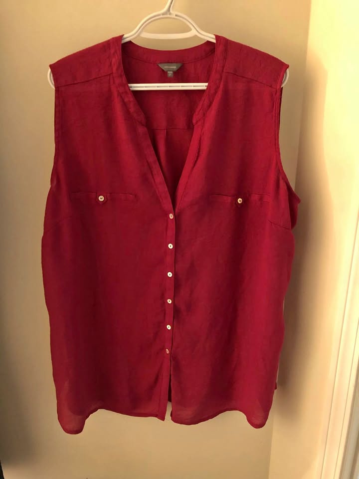 Women's Sleeveless Top (Denver Hayes) - Size 2X