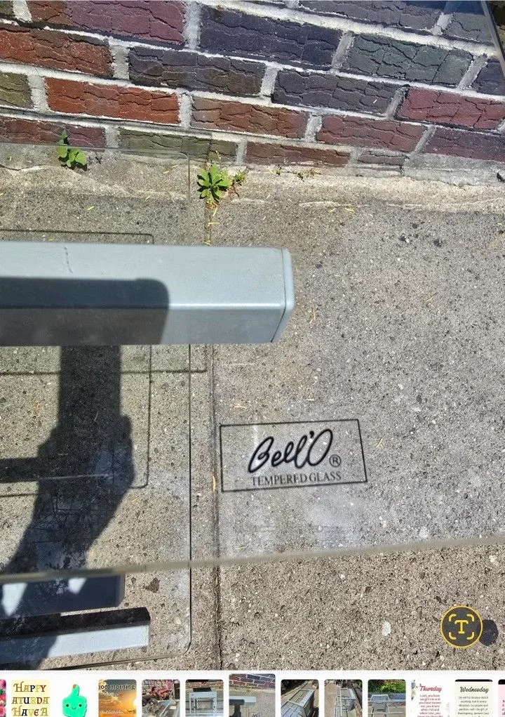 Glass And Metal TV Stand Media Console 🥕 image indicator(6)