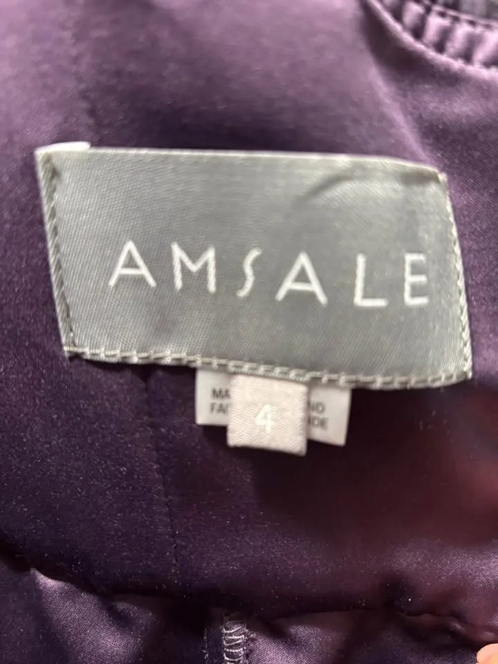 Amsale Chiffon Gown - New with tags image indicator(3)