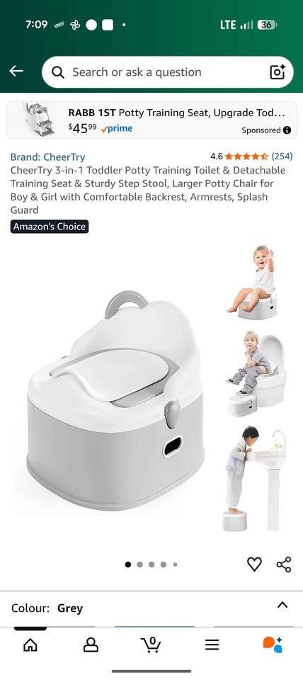 CheerTry 3-in-1 Toddler Potty Training Toilet - photo 3