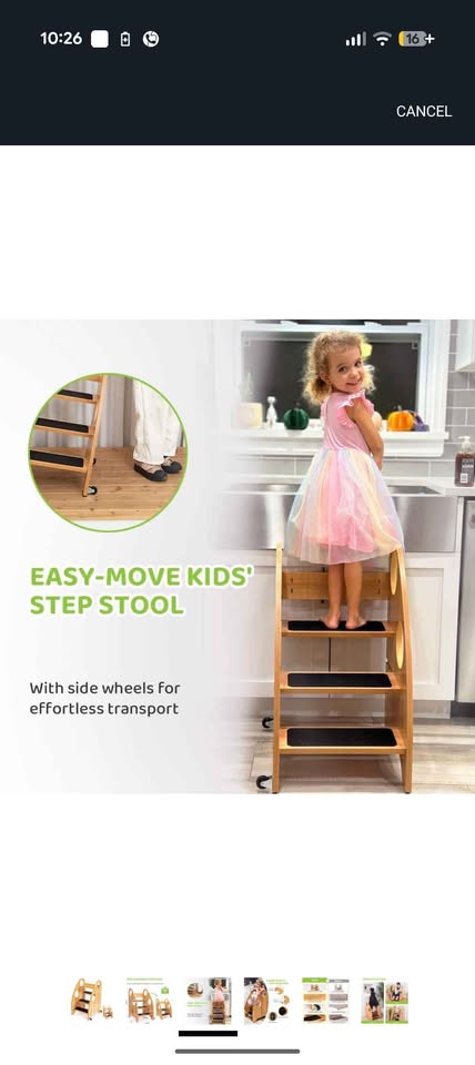 Toddler Step Stool for Kitchen and Bathroom - photo 3