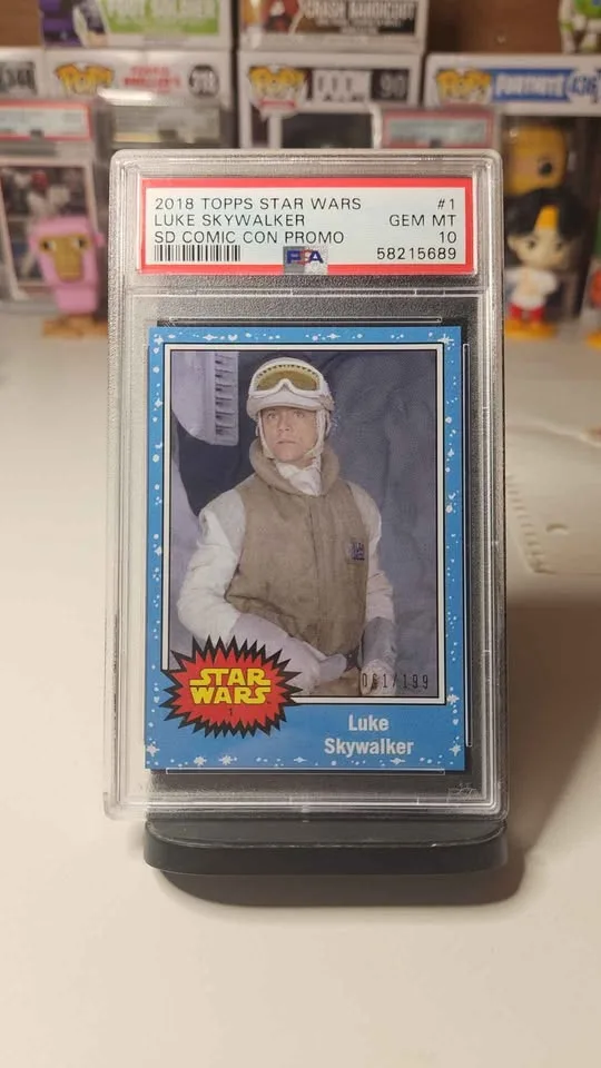2018 Star Wars SDCC Promo Luke Skywalker /199 – PSA 10 image indicator(4)
