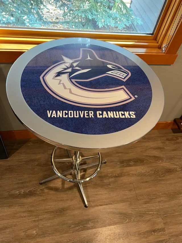Vancouver Canucks Bar Table