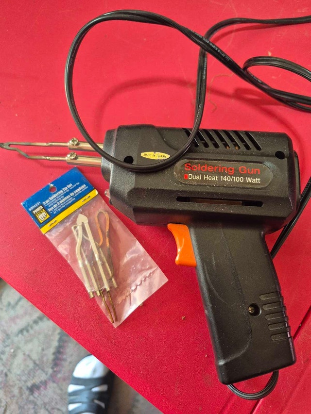 soldering gun - photo 3