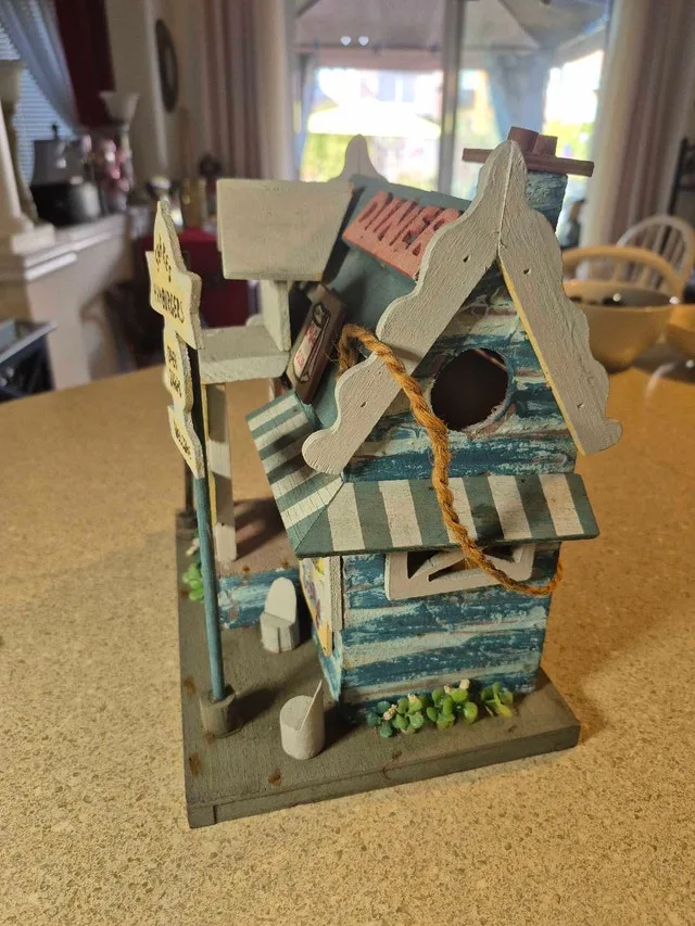 Whimsical birdhouse image indicator(3)