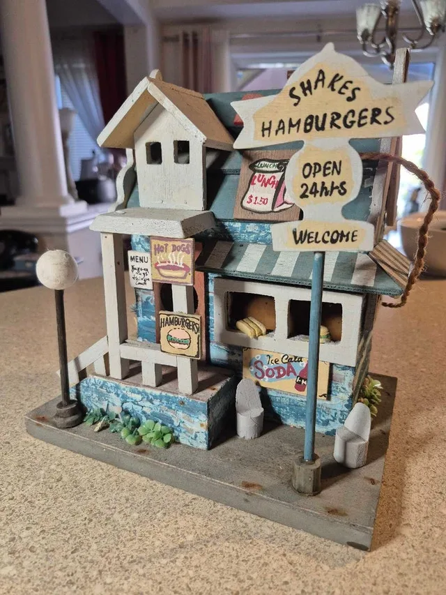 Whimsical birdhouse image indicator(4)