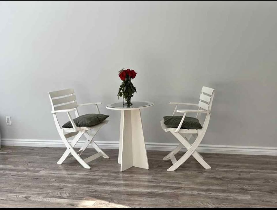 Table and chair