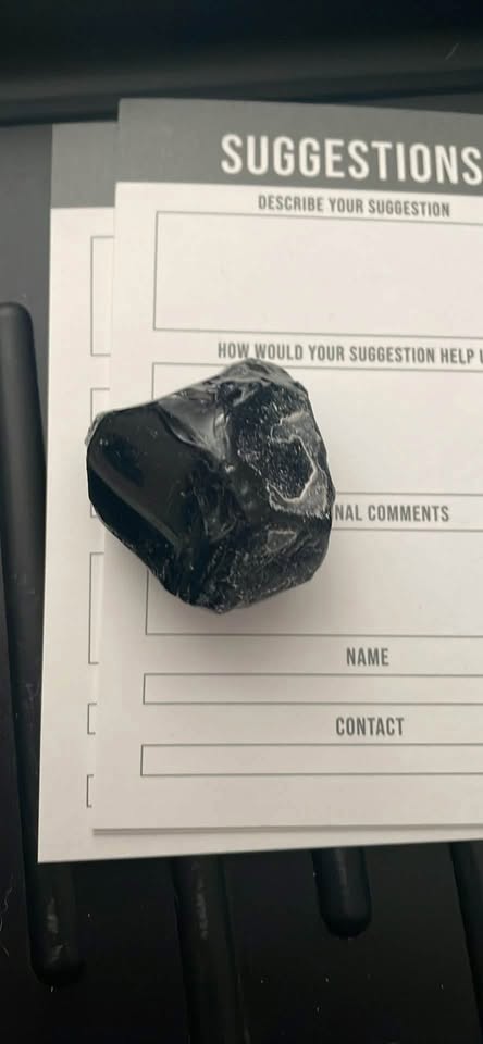 Lump of Coal With 5 “Suggestion Cards” - Great Gag Gift - photo 4