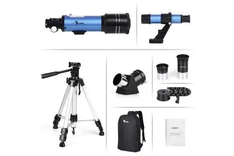 🔭 F40070M Astronomical Telescope with Tripod image indicator(4)