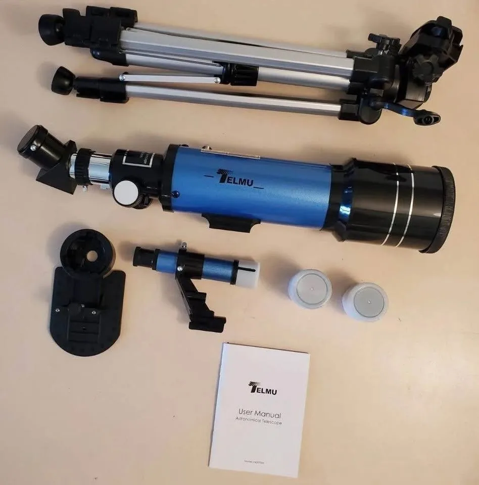 🔭 F40070M Astronomical Telescope with Tripod image indicator(6)