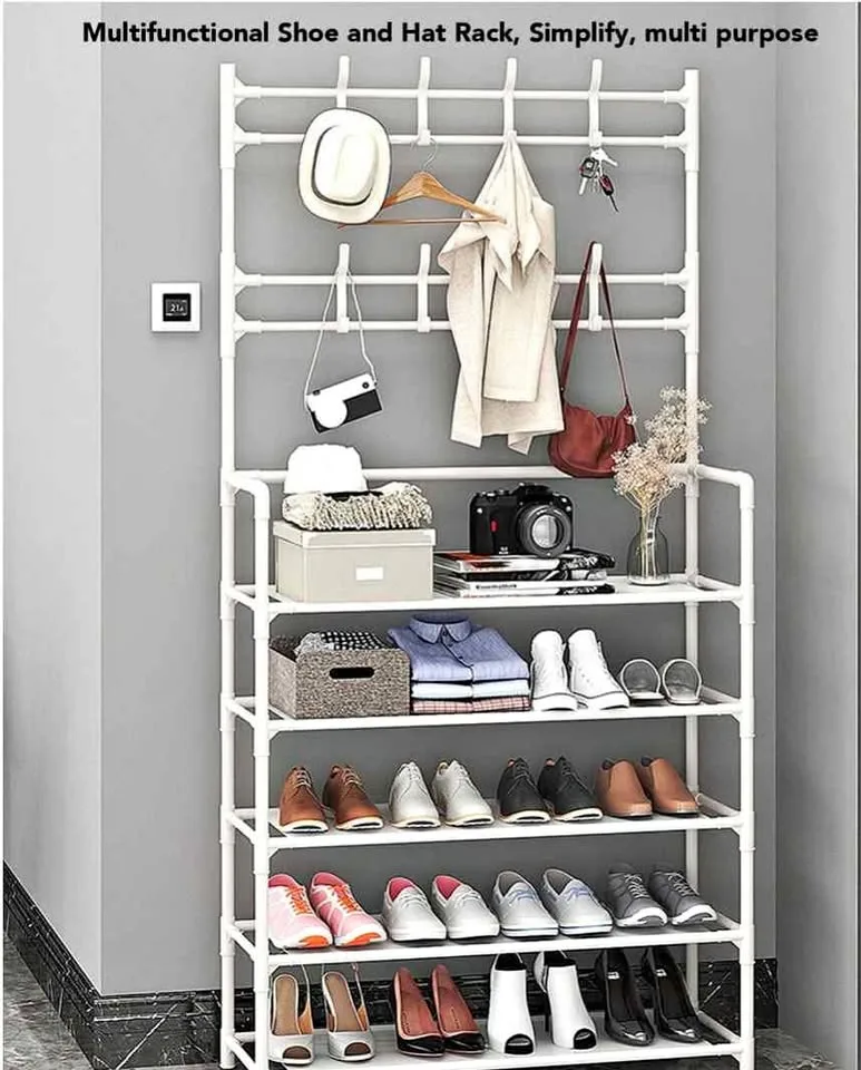 Coat & Shoe Rack – 5-Tier Organizer + Tall Stand | Only few left