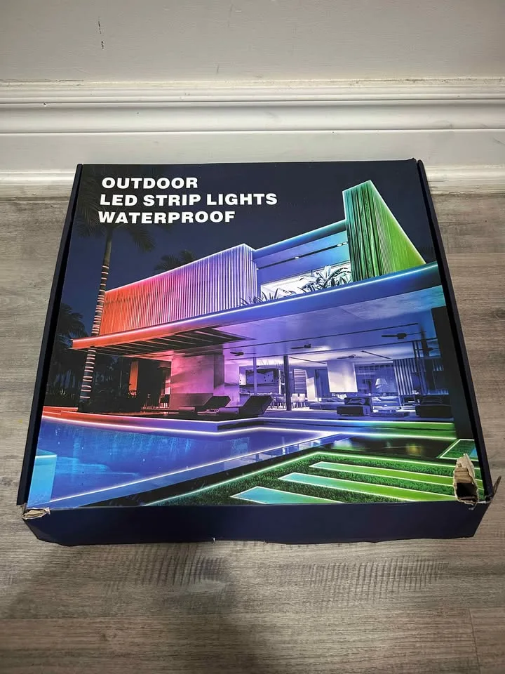 LETIANPAI Outdoor LED Strip Light Waterproof 500ft image indicator(2)