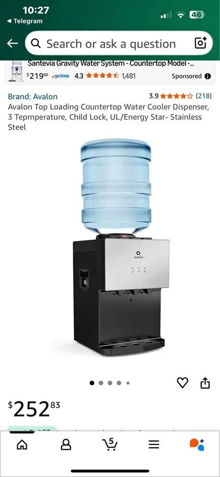 💧 Premium 3-Temperature Countertop Water Cooler | Brand New 💥