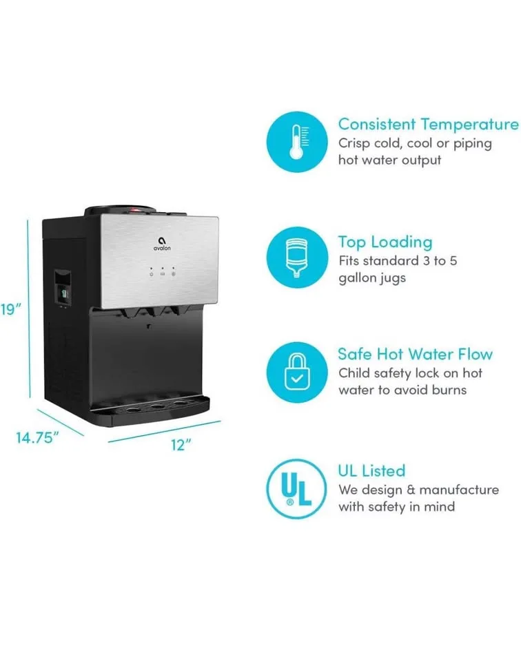 💧 Premium 3-Temperature Countertop Water Cooler | Brand New 💥 image indicator(5)