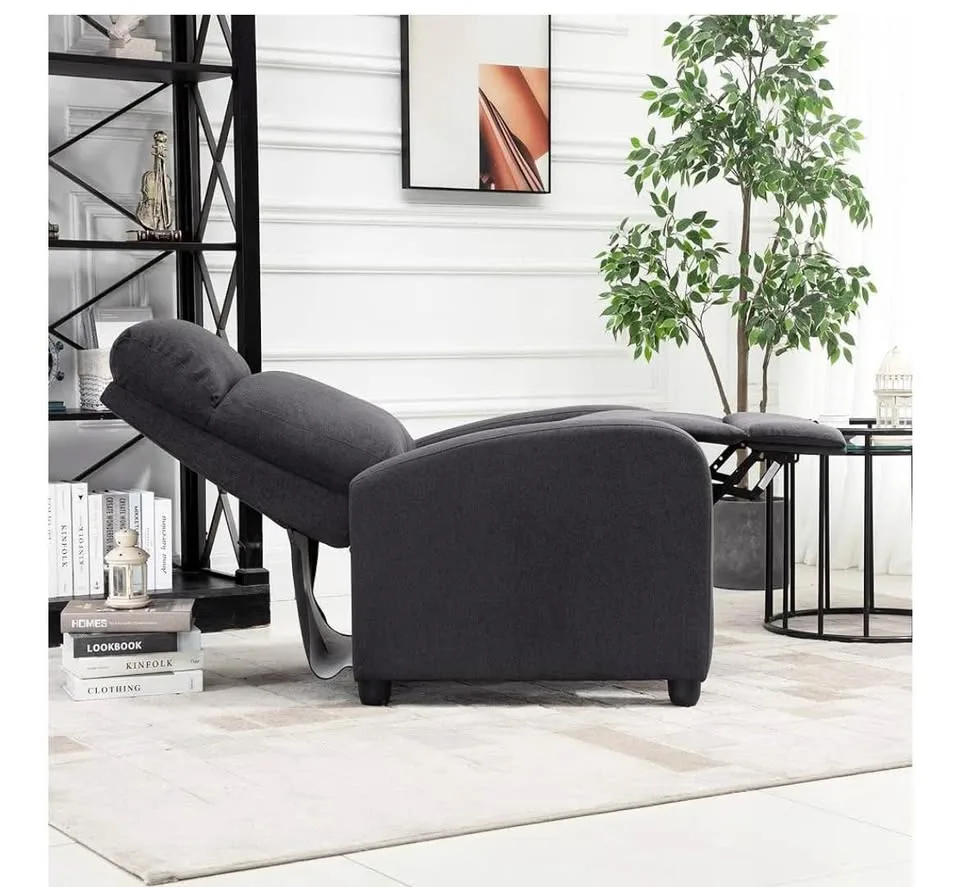 Manual Recliner Chair – Dark Grey | Comfortable, Stylish image indicator(3)