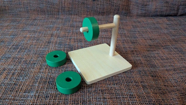 Montessori Discs on Horizontal Dowel - photo 2