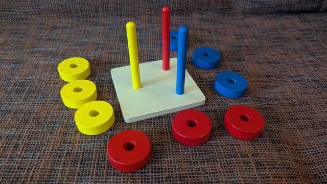 Montessori Wooden Stacking Toy image indicator(2)