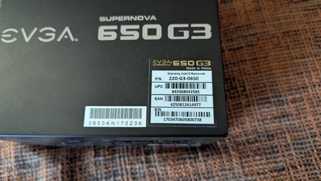 EVGA SuperNOVA 650 G3 Power Supply image indicator(6)