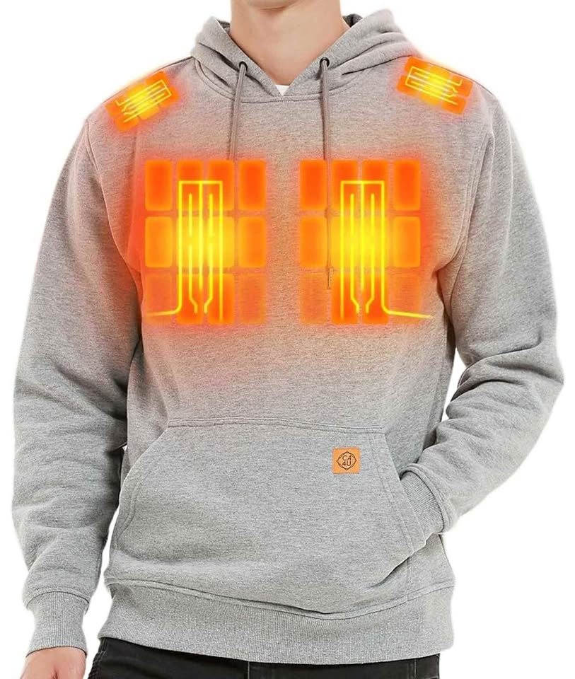 Heated Hoodie for Men Women