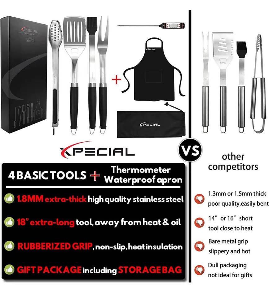 Large BBQ Tool Set - photo 2