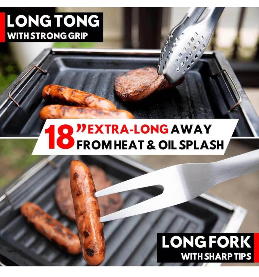Large BBQ Tool Set - photo 4
