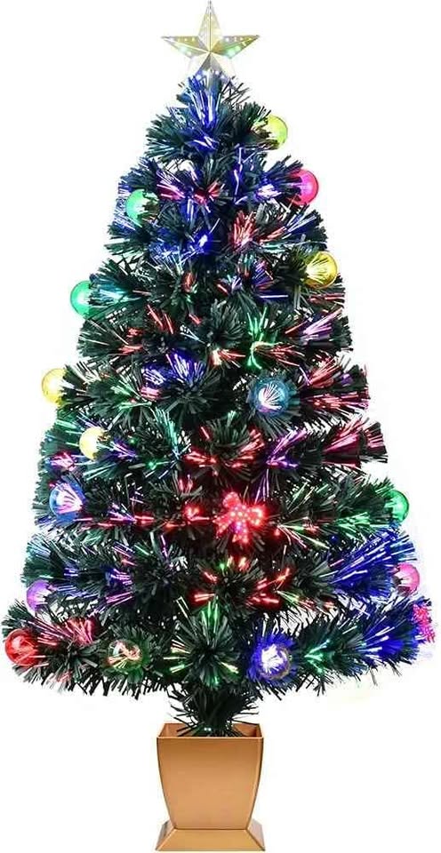 3ft Green Fiber Optic Christmas Tree