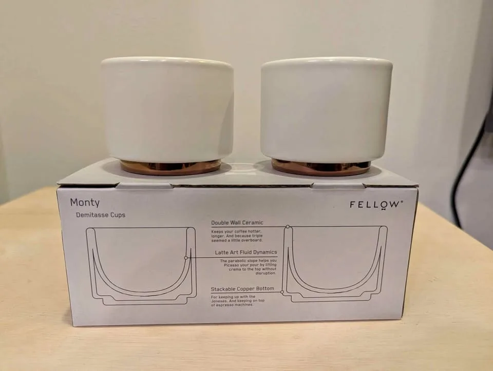 Fellow Monty demitasse cups