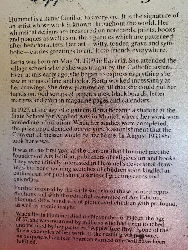 Oval Hummel Tin Tray image indicator(6)