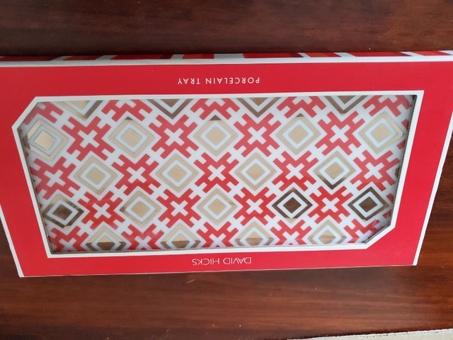 David Hicks Porcelain Tray - photo 3