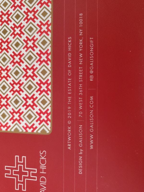 David Hicks Porcelain Tray - photo 5