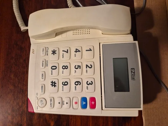 EZ Dial Phone - Large Numbers - Landline image indicator(3)