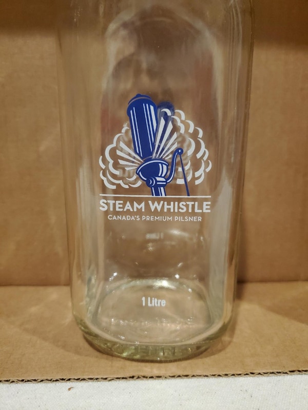 Steam Whistle Milk Bottles with Caps - $10 - photo 3
