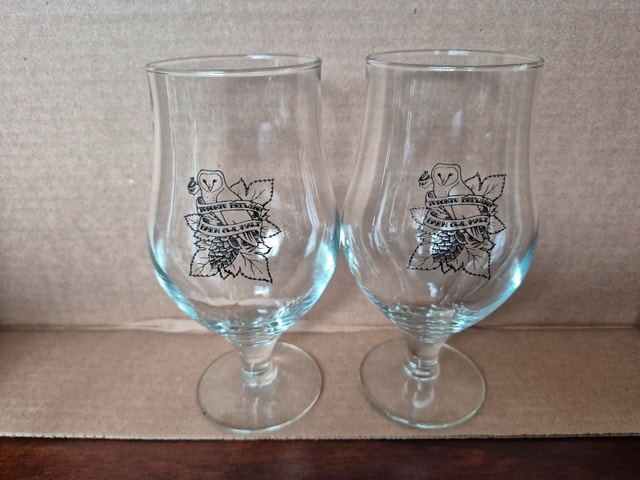 Beer Glasses - Toronto Brewing Barn Owl Malt