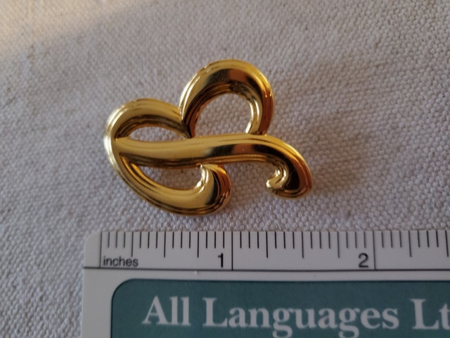Letter "B" pin/brooch - photo 3