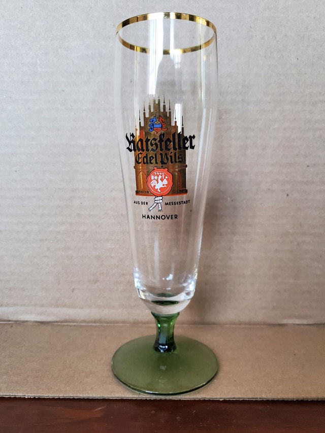 Vintage German Beer Glass - Ratskeller Edel Pils