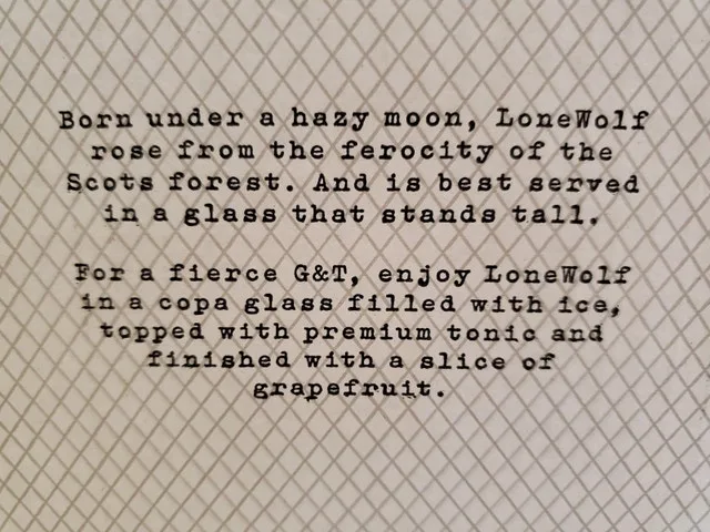 Lone Wolf Gin Copa Glasses – New in Box image indicator(5)