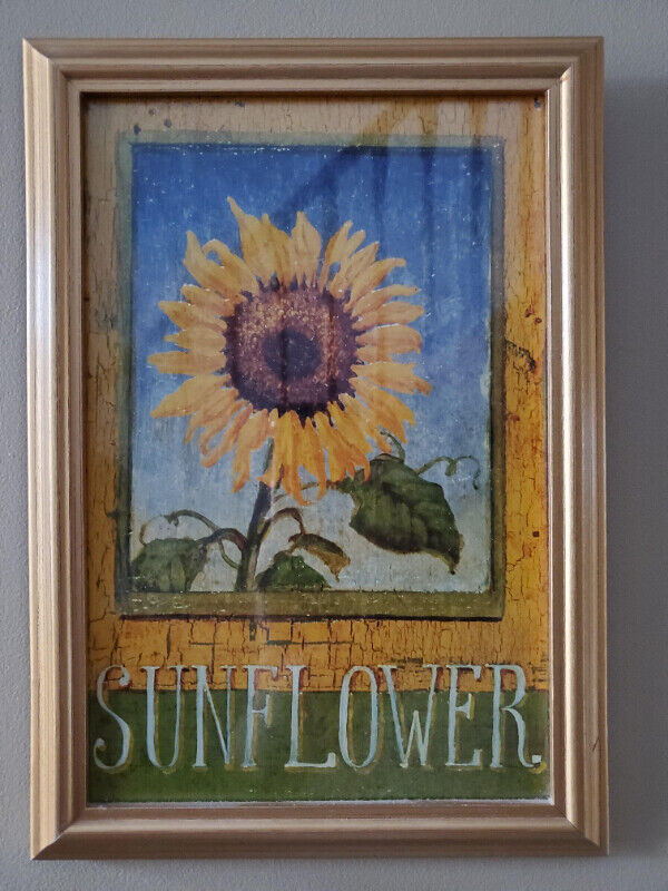 Framed Sunflower Print - photo 2