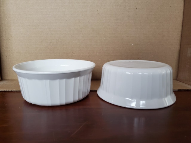 Vintage Corning French White 500 ml casseroles
