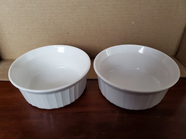 Vintage Corning French White 500 ml casseroles - photo 4