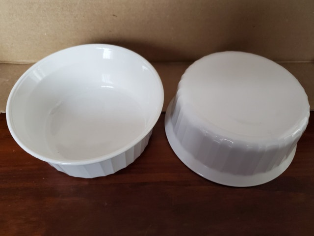 Vintage Corning French White 500 ml casseroles - photo 5