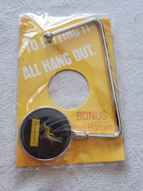 Yellow Tail Bag/Purse Hanger - new in package - photo 2