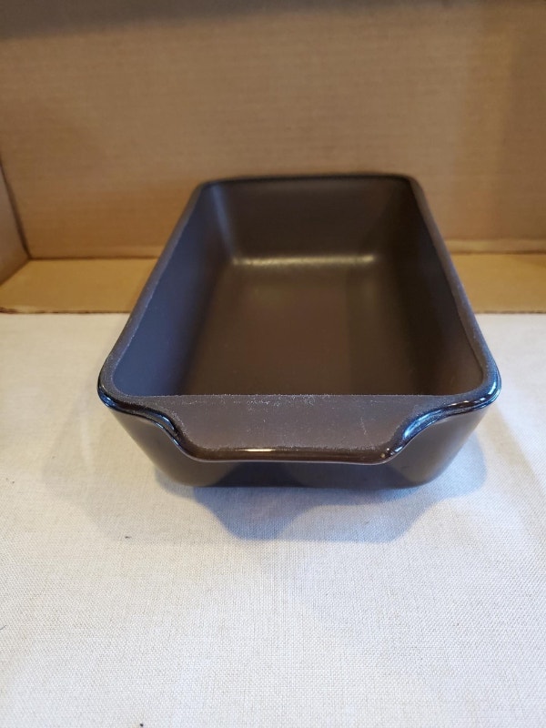 Vintage glass loaf pan - photo 4
