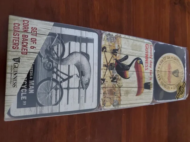 Set of 6 New Guinness Coasters image indicator(2)