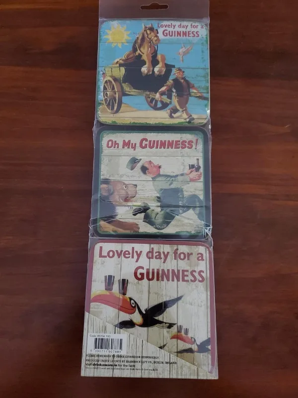 Set of 6 New Guinness Coasters image indicator(3)