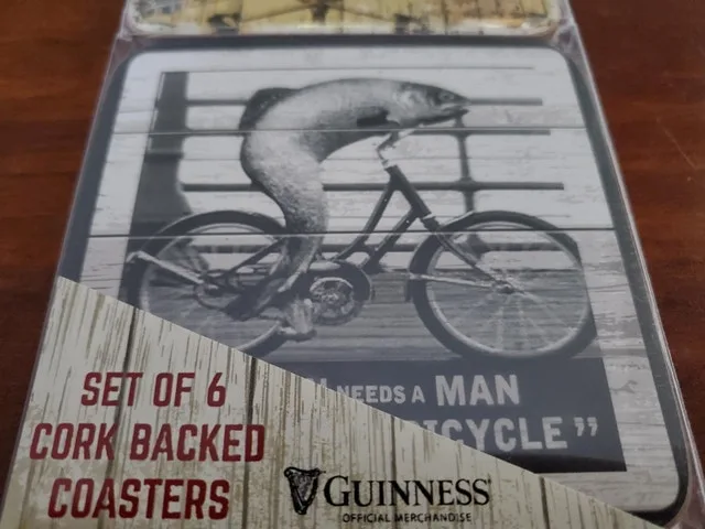 Set of 6 New Guinness Coasters image indicator(6)